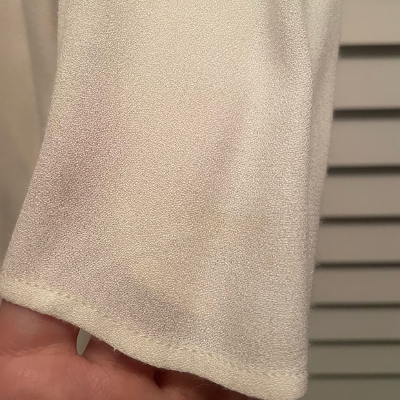 White Longsleeve Reformation Dress Size 8 - Picture 5 of 10